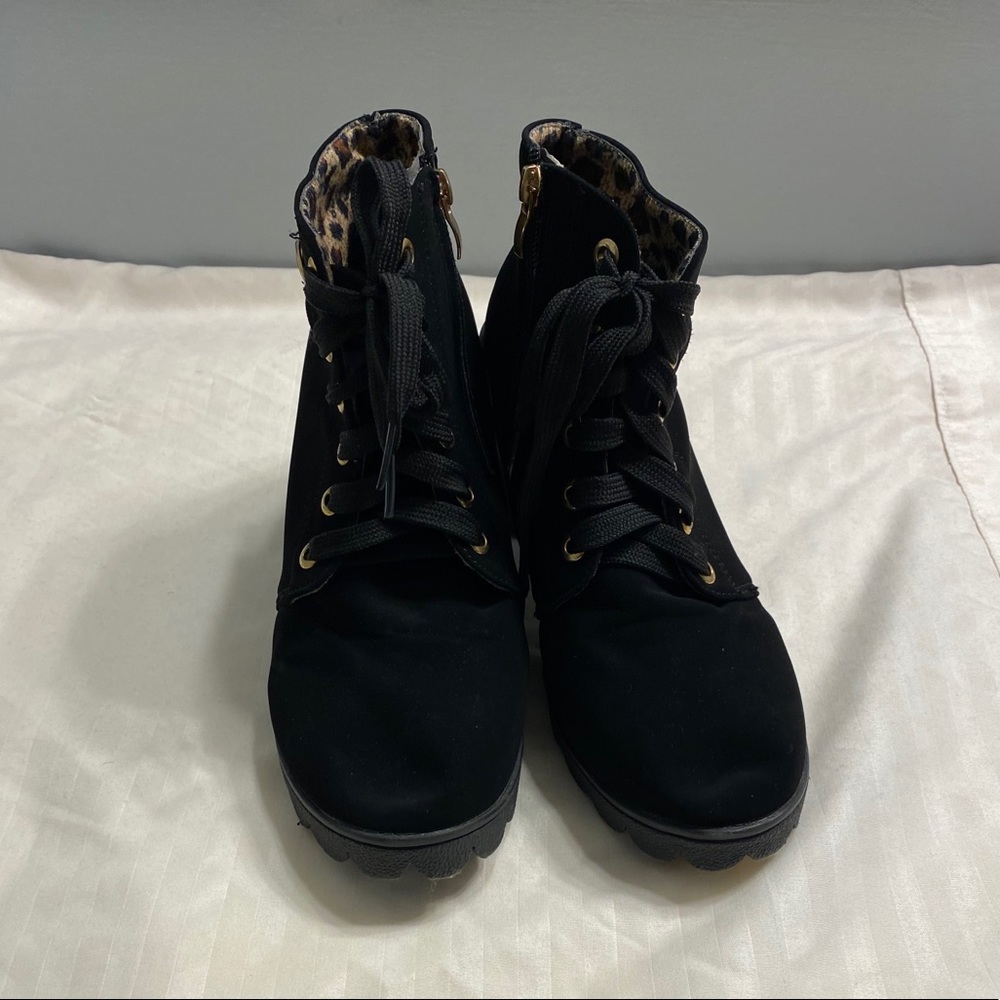 Black High Heel Boots